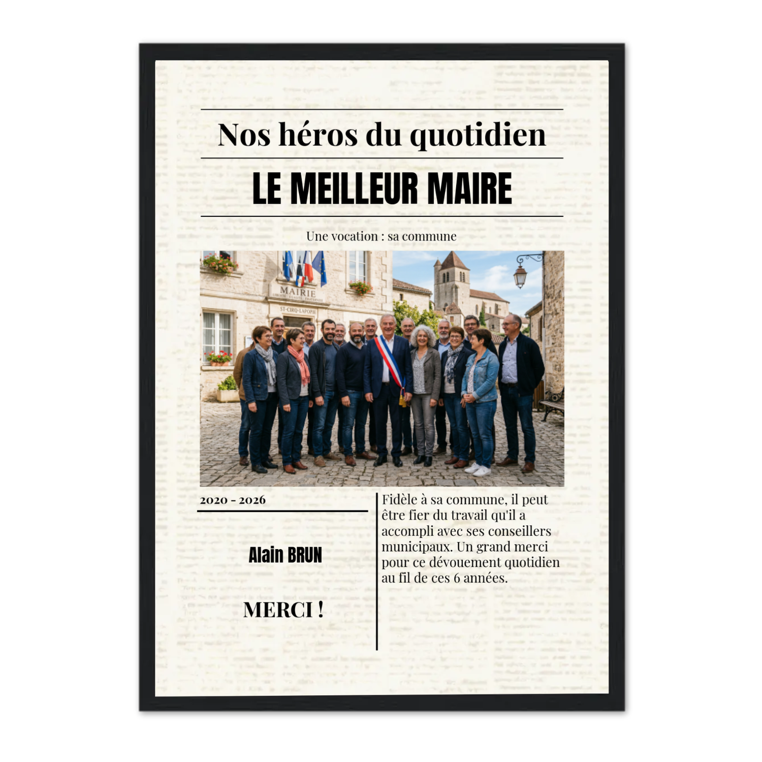 Quel cadeau offrir à un maire élu ou sortant ? 3 idées pour marquer l'histoire de votre commune Jetaimeparis France